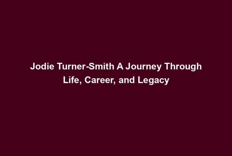 Jodie Turner-Smith A Journey Through Life, Career, and Legacy